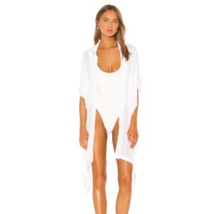 L*Space White Swim Coverup
